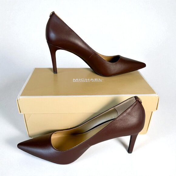 NWT Michael Kors Alina Flex Pump Mocha 3″ Heel – Size 8.5 M - Picture 1 of 10